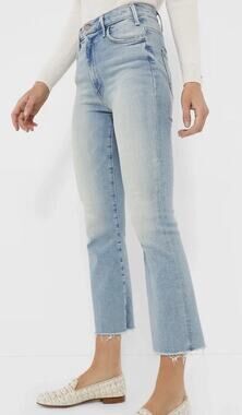 MOTHER The Hustler Ankle Fray Jeans Au Revoir Size 25